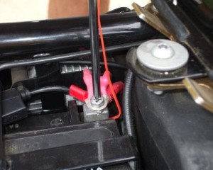Install Battery Tender cable