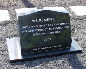 We Remember: a memorial to our veterans