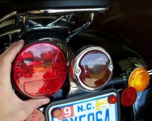 Guzzi California Vintage Tail Light old and new