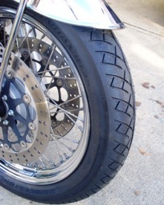 BT45 front tire on Moto Guzzi California