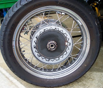2007 Moto Guzzi California Vintage rear wheel